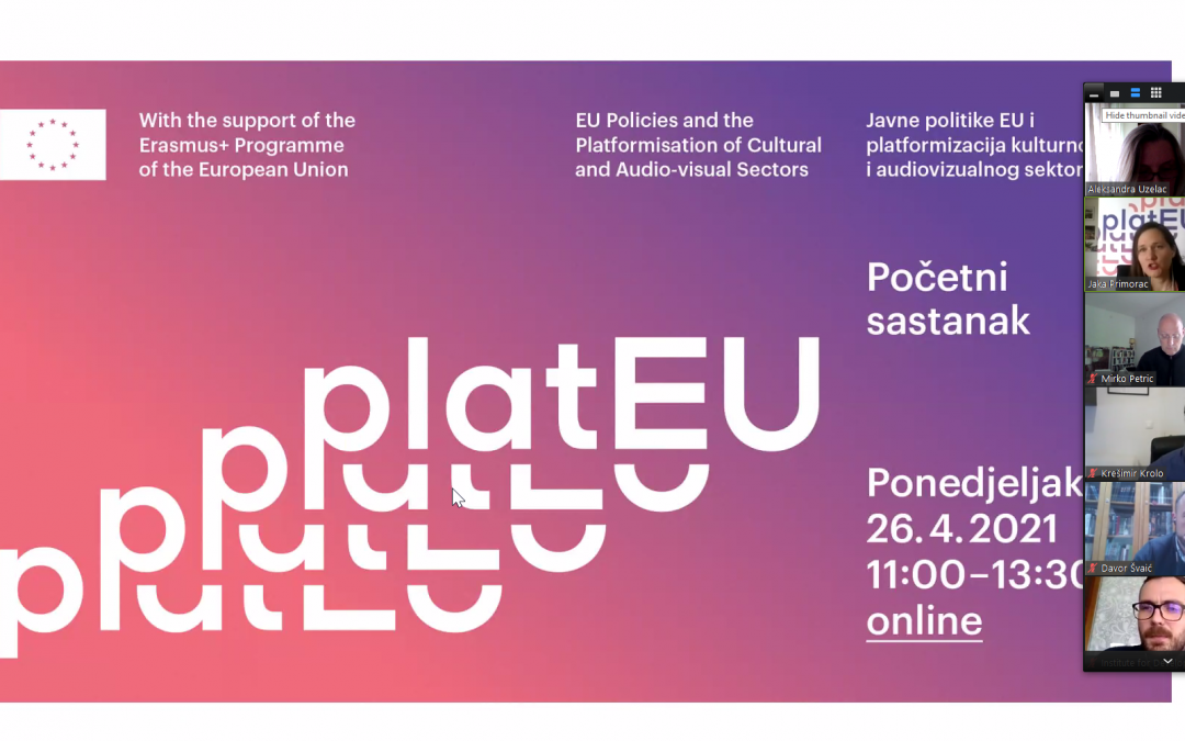 Report from the kick off meeting of the platEU project