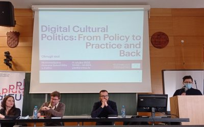 Round table ‘Digital Cultural Politics: From Policy to Practice and Back’ held at the University of Zadar