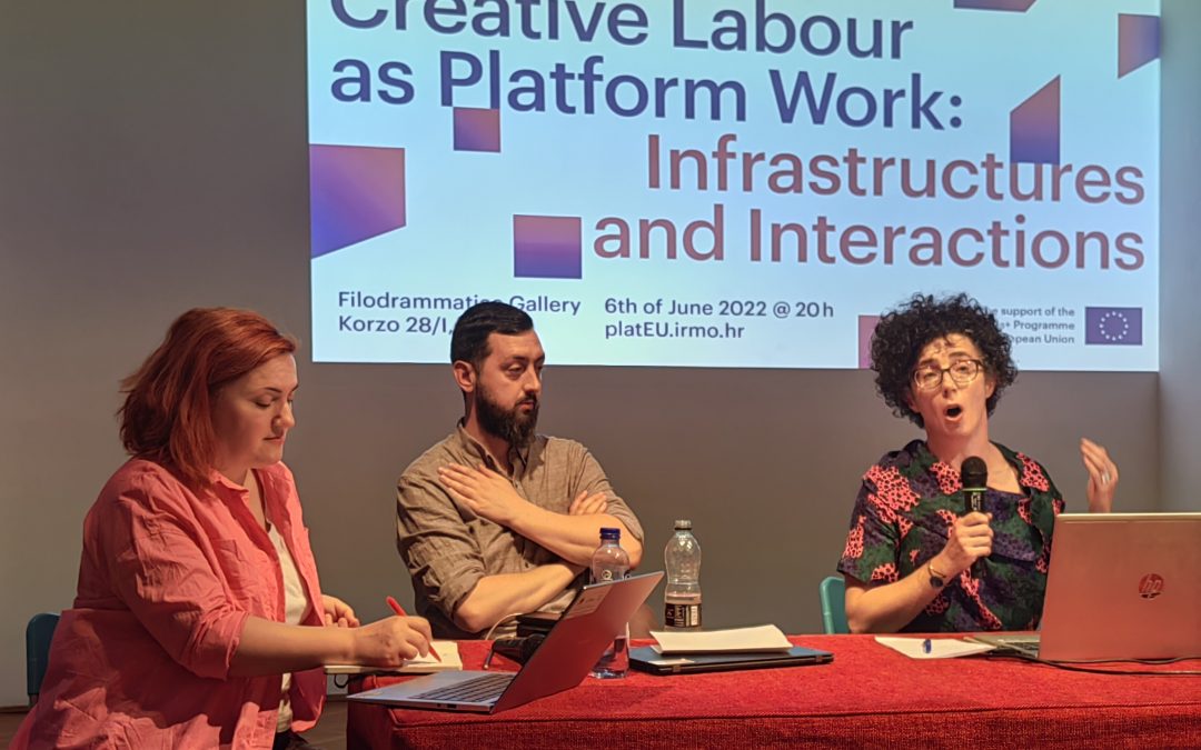Održan okrugli stol ‘Kreativni rad kao platformski rad: Infrastrukture i interakcije’ u Rijeci