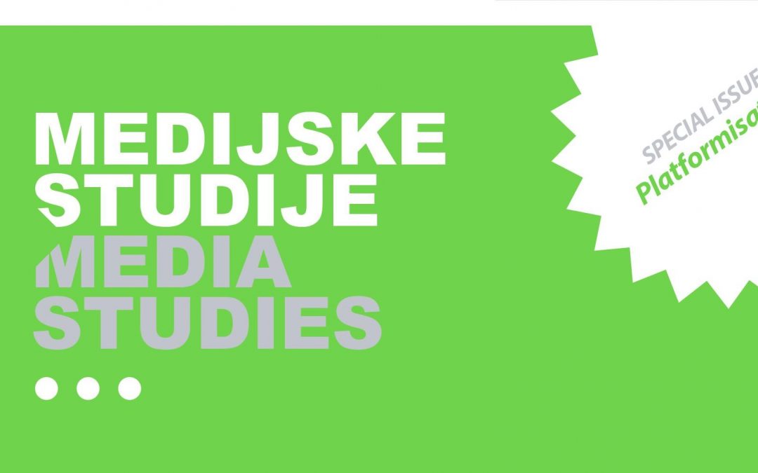 Objavljen posebni broj časopisa ‘Medijske studije’